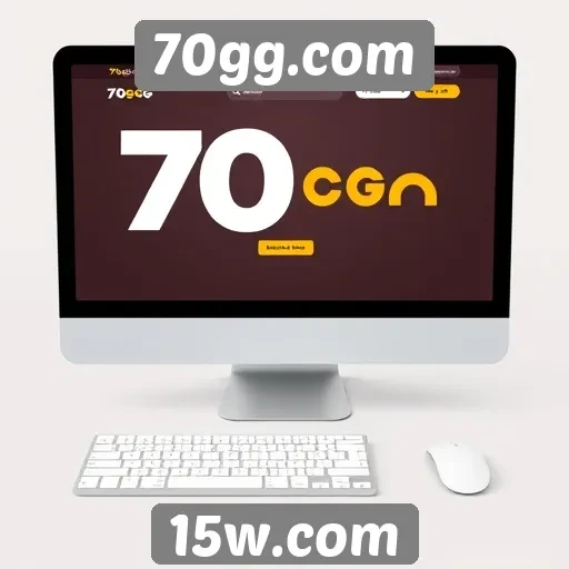 Acessibilidade e interface do site 70gg.com