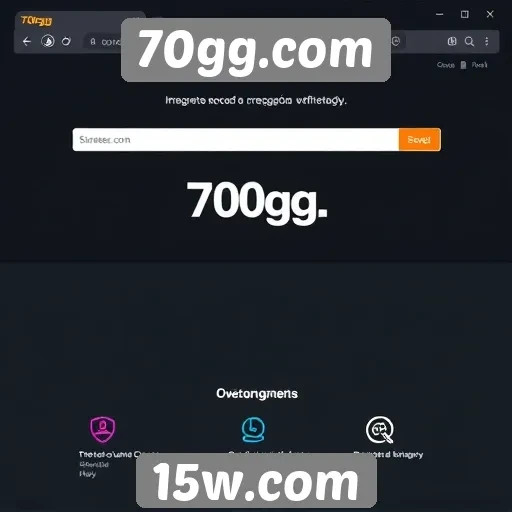 Análise da interface do 70gg.com para usuários