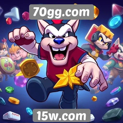 Oferta de jogos móveis do 70gg.com é diversificada