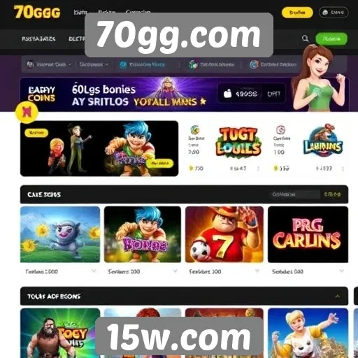 Facilidade de navegação no 70gg.com