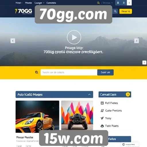 A nova interface do 70gg.com melhora a experiência do usuário