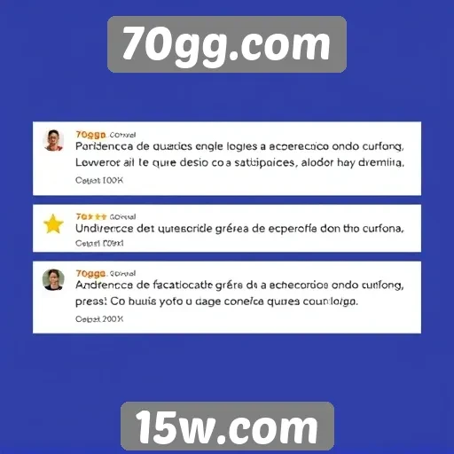 Usuários relatam experiências positivas no 70gg.com