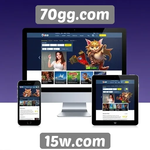 Usabilidade do site 70gg.com em diferentes dispositivos