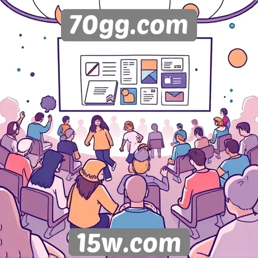 População de usuários e engajamento em 70gg.com